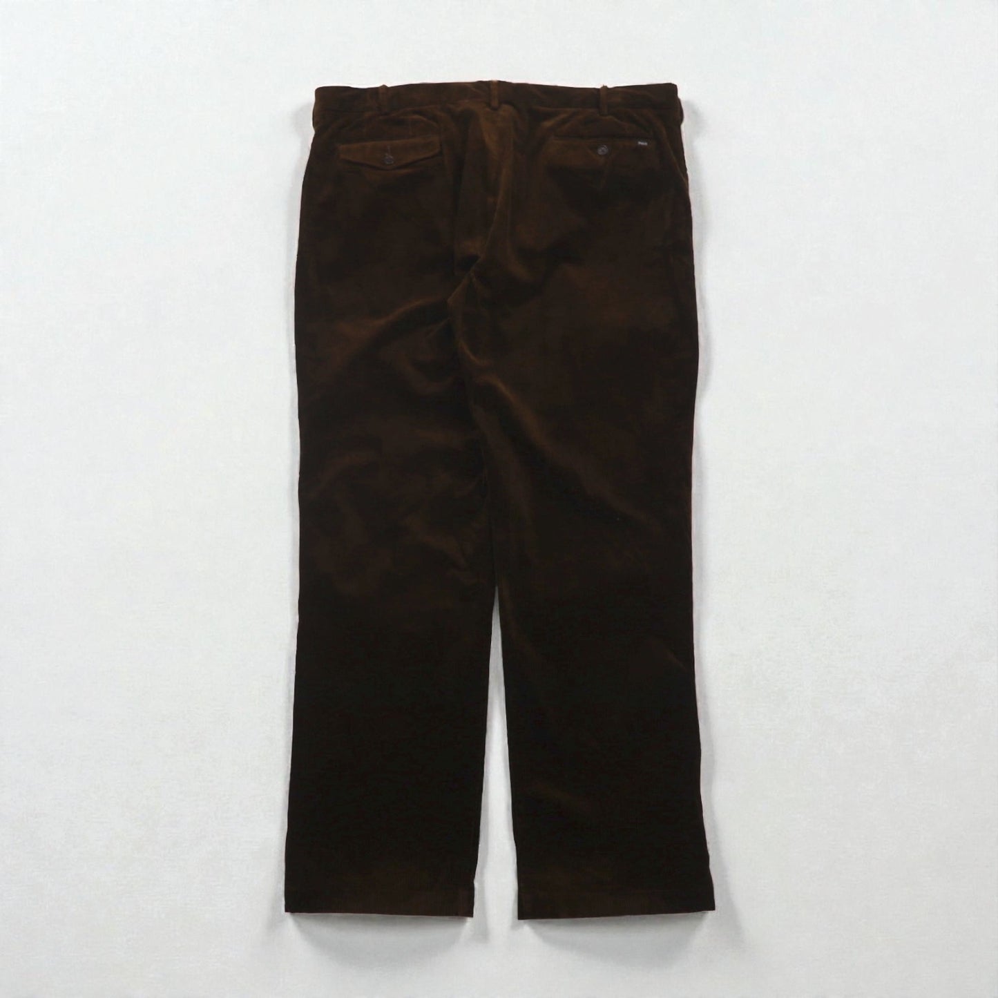 Polo Ralph Lauren コーデュロイ チノパンツ スラックス 2XL ブラウン CLASSIC FIT ダブルカフス