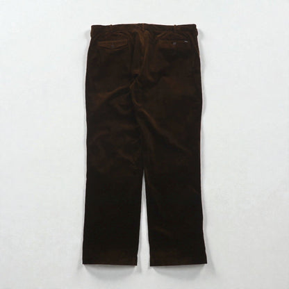 Polo Ralph Lauren コーデュロイ チノパンツ スラックス 2XL ブラウン CLASSIC FIT ダブルカフス