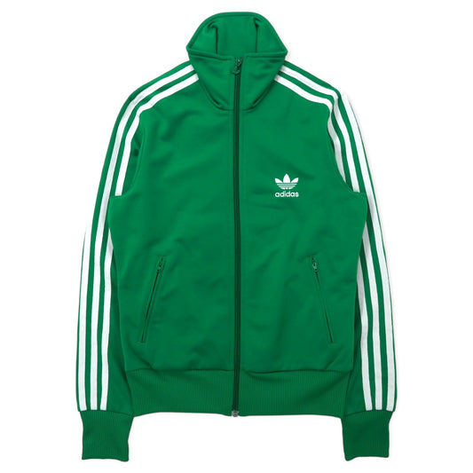 日本然リトテ-古着オンライン-adidas originals ファイヤーバード トラックジャケット ジャージ M グリーン ポリエステル 3ストライプス トレフォイルロゴ バックプリント-adidas originals Firebird Track Jacket Jersey M Green Polyester 3 Striped Strefoil Logo Back Print