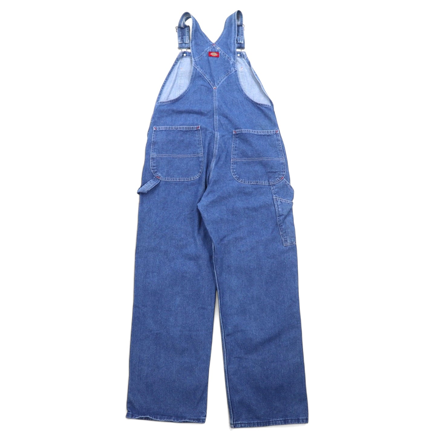 Dickies デニム オーバーオール ビブオーバーオール 32 ブルー コットン INDIGO BIB OVERALL STONEWASH 8396SNB メキシコ製