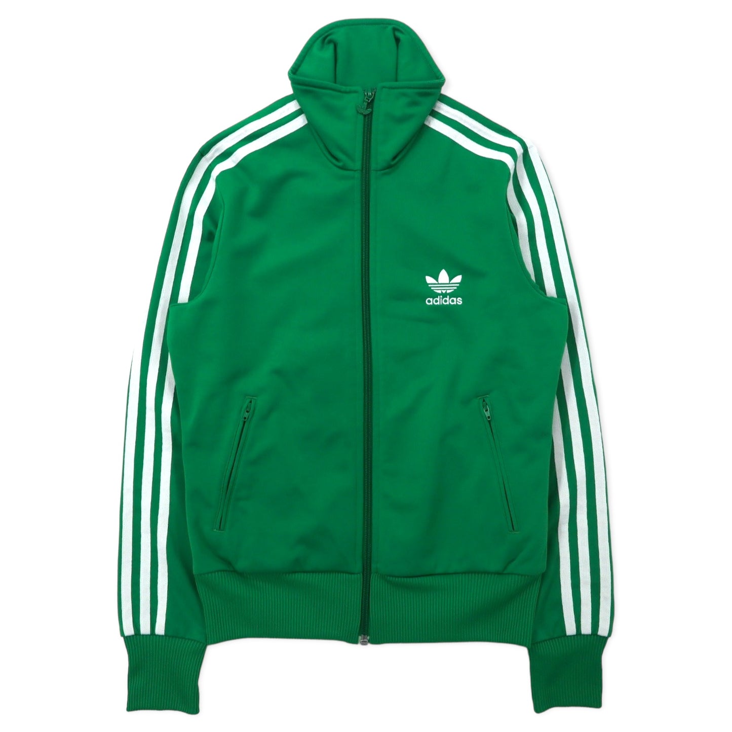 adidas originals ファイヤーバード トラックジャケット ジャージ M グリーン ポリエステル 3ストライプス トレフォイルロゴ バックプリント