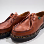 Paraboot ミカエル MICHAEL チロリアンシューズ 26.5cm レザー モカシン Marche II ラバーソール 7153 14 フランス製