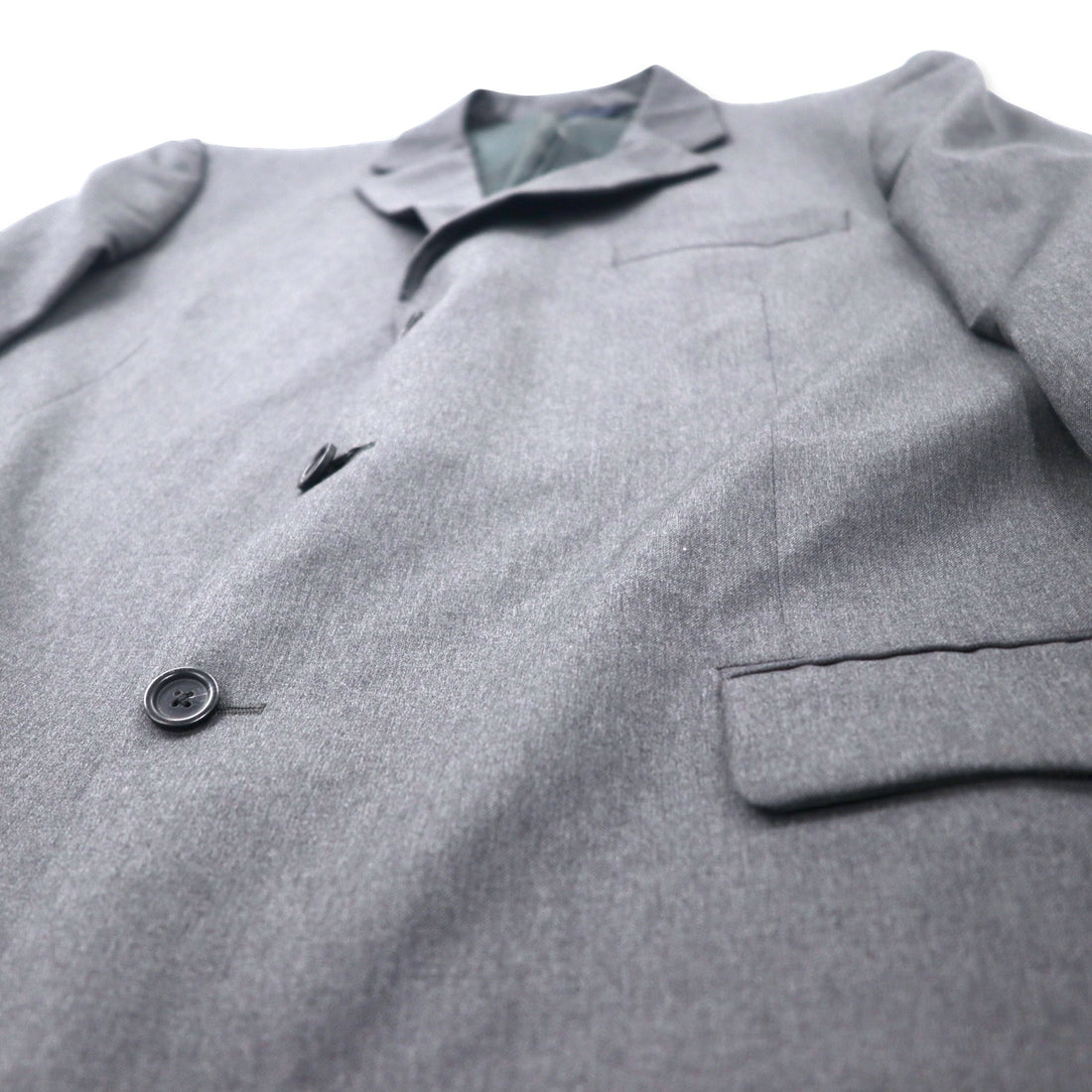 BURBERRY USA 3B Tailored Jacket XL Gray Wool