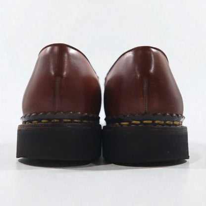 Paraboot ミカエル MICHAEL チロリアンシューズ 26.5cm レザー モカシン Marche II ラバーソール 7153 14 フランス製