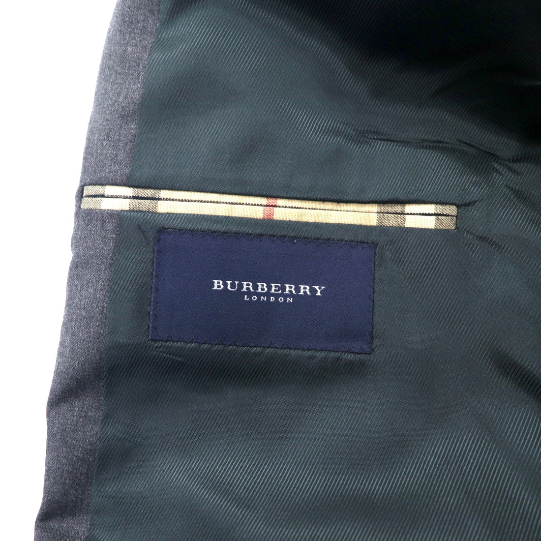 BURBERRY USA 3B Tailored Jacket XL Gray Wool