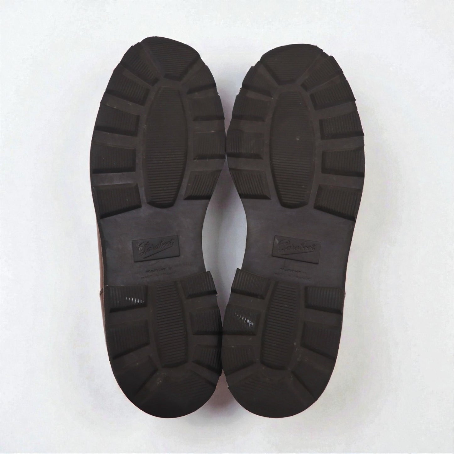 Paraboot ミカエル MICHAEL チロリアンシューズ 26.5cm レザー モカシン Marche II ラバーソール 7153 14 フランス製