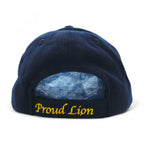 Made in USA 90s US Navy USS PONCE Cap FREE Belt Navy Wool Gabardine Proud Lion Military THE CORPS