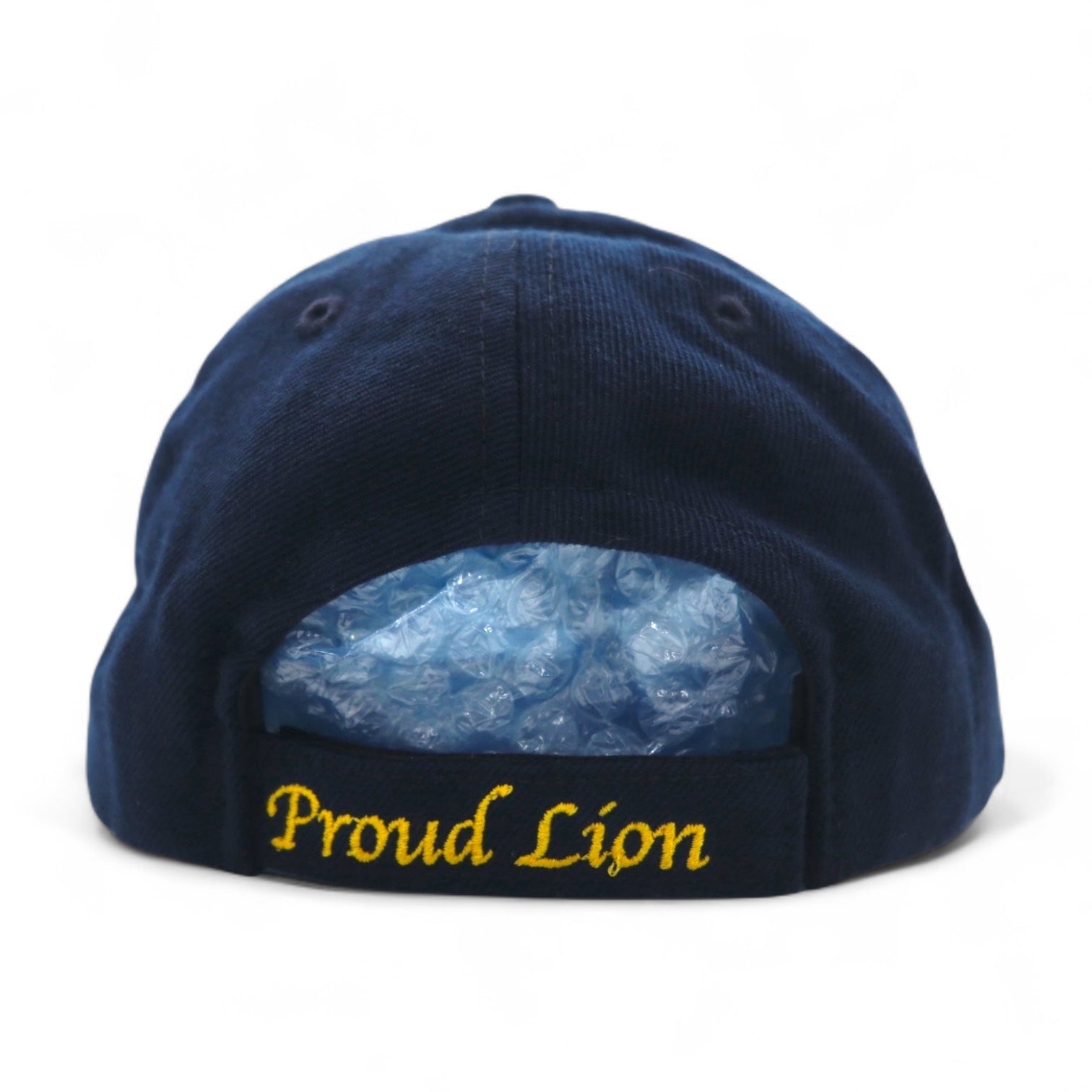 Made in USA 90s US Navy USS PONCE Cap FREE Belt Navy Wool Gabardine Proud Lion Military THE CORPS