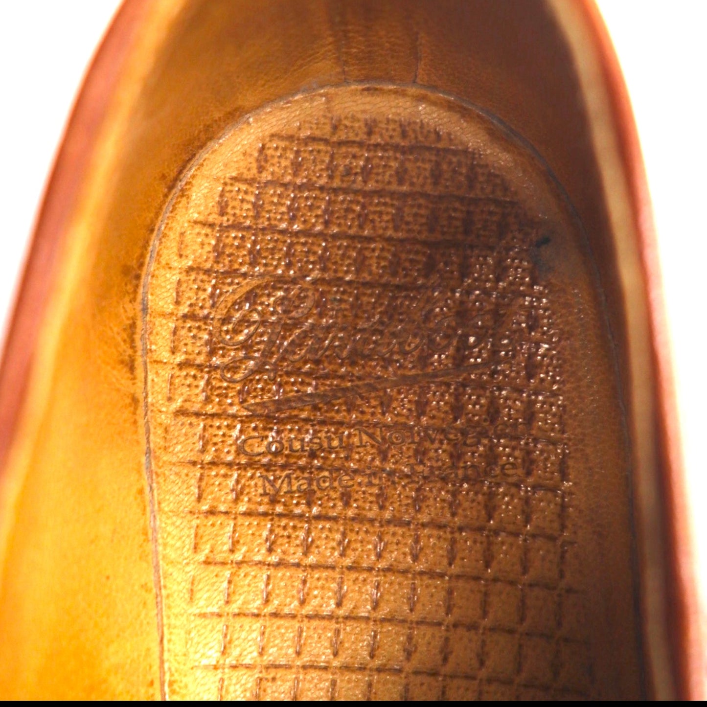 Paraboot ミカエル MICHAEL チロリアンシューズ 26.5cm レザー モカシン Marche II ラバーソール 7153 14 フランス製