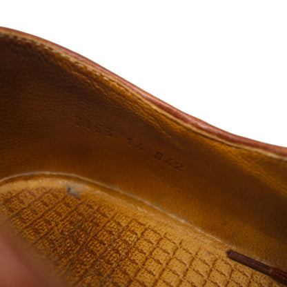 Paraboot ミカエル MICHAEL チロリアンシューズ 26.5cm レザー モカシン Marche II ラバーソール 7153 14 フランス製