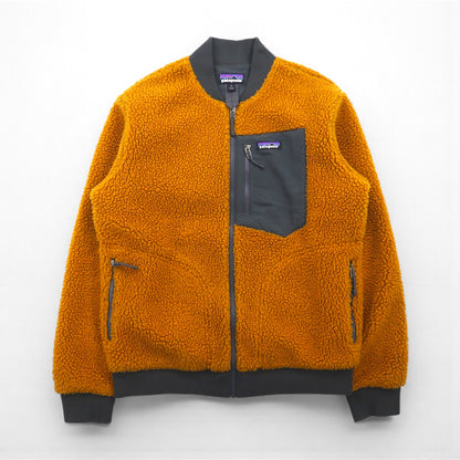 Patagonia レトロＸ 廃番 ボマージャケット Retro-X Bomber Jacket ボア フリースジャケット M マスタードブラウン 22830