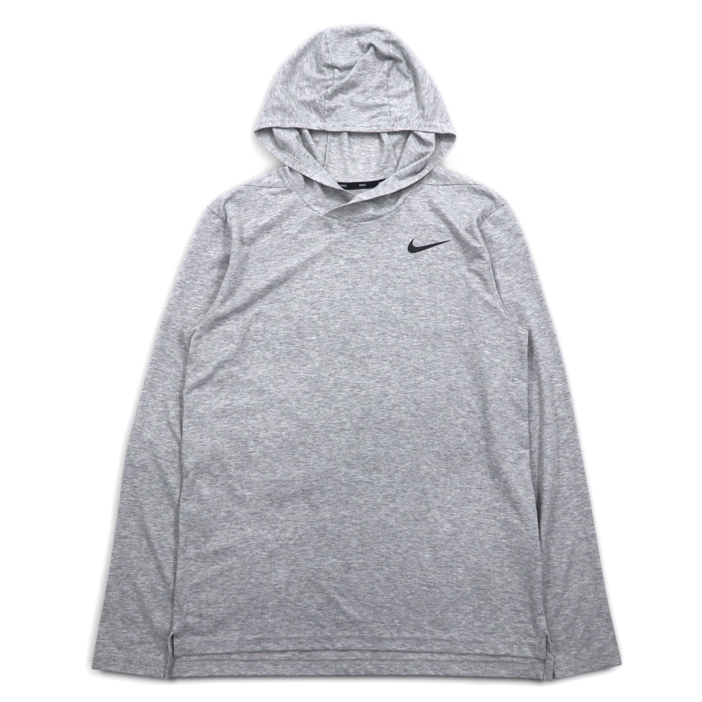 NIKE ドライフィット パーカー ロングスリーブTシャツ M グレー L/S Hooded Training Top AO7579-012