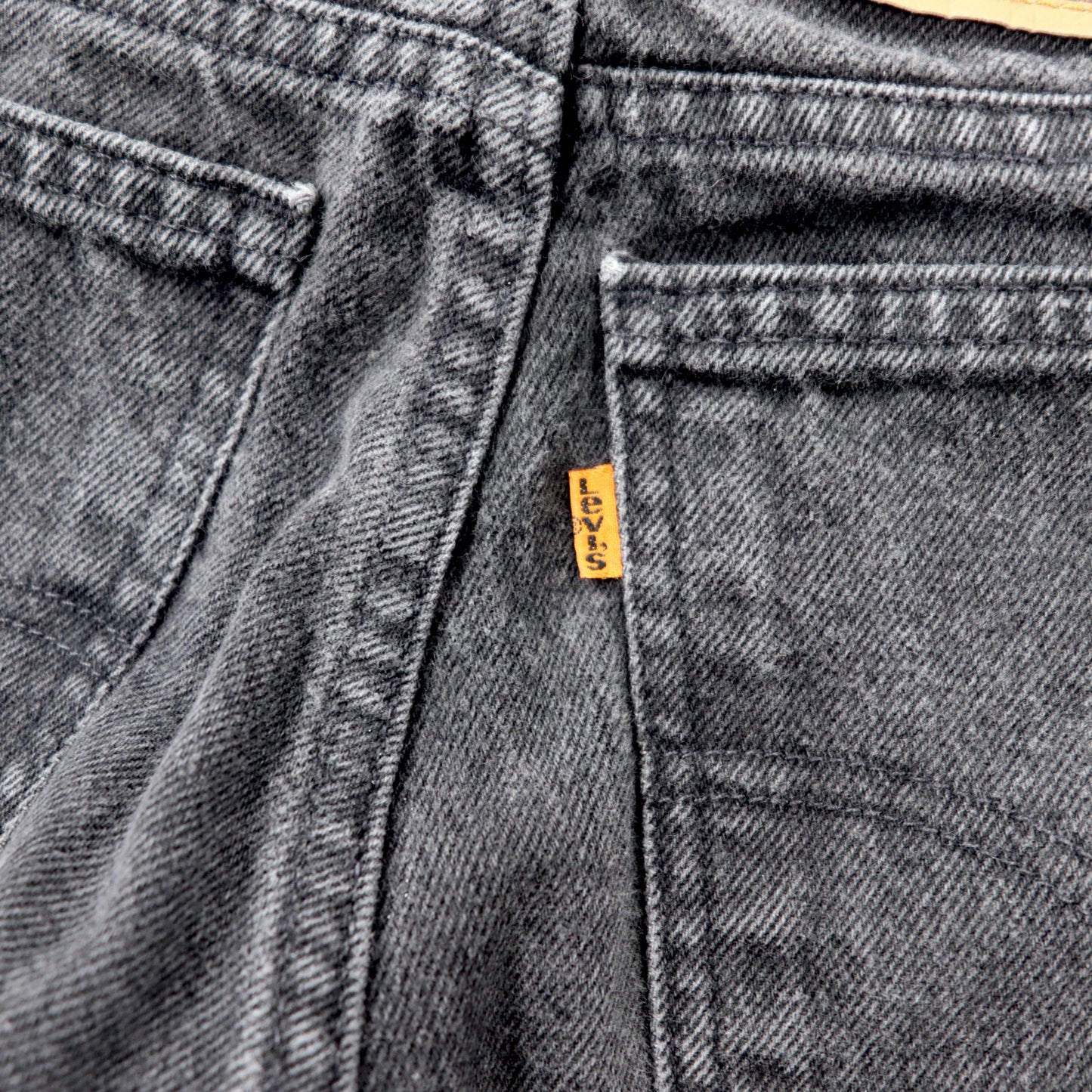 USA製 Levi's 90年代 テーパード ブラックデニムパンツ 550 ブラック 36 オレンジタブ 40550-4159 ルーズフィット