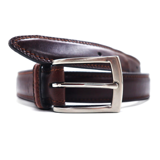 日本然リトテ-古着オンライン-DOCKERS レザーベルト 46 / 115 ブラウン 17DK0298 シルバー バックル-DOCKERS Leather Belt 46 / 115 Brown 17DK0298 Silver Buckle