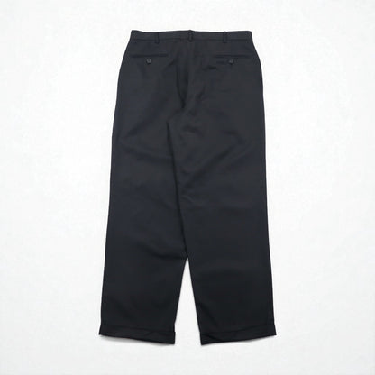 DOCKERS (Levi's) 2000s Wide Leg Slacks, Size L, Gray, Polyester