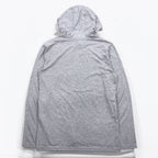 NIKE Dri-Fit Hoodie Long Sleeve T-Shirt M Gray L/S Hooded Training Top AO7579-012
