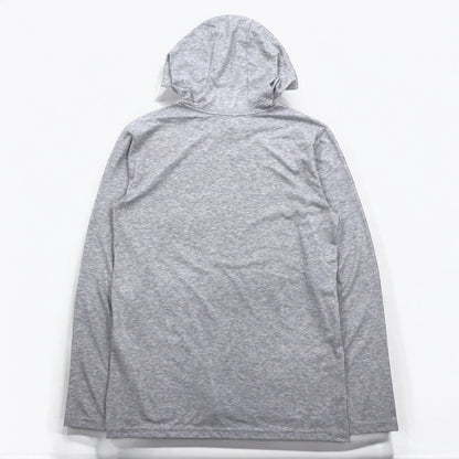 NIKE ドライフィット パーカー ロングスリーブTシャツ M グレー L/S Hooded Training Top AO7579-012