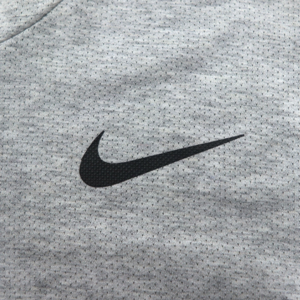 NIKE Dri-Fit Hoodie Long Sleeve T-Shirt M Gray L/S Hooded Training Top AO7579-012