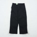 RUSSELL ATHLETIC ユーティリティー カーゴパンツ L ブラック 防水 Teflon ワイド サスペンダーボタン