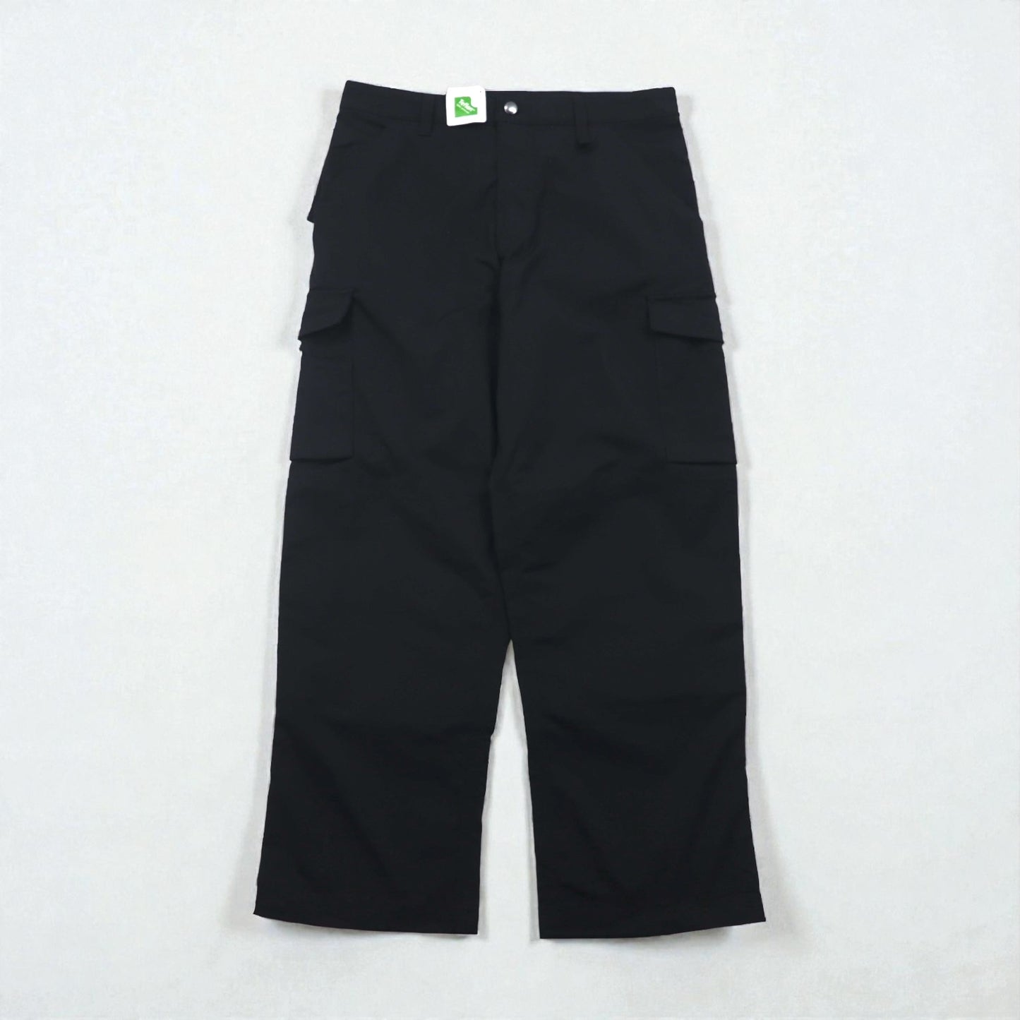 RUSSELL ATHLETIC ユーティリティー カーゴパンツ L ブラック 防水 Teflon ワイド サスペンダーボタン