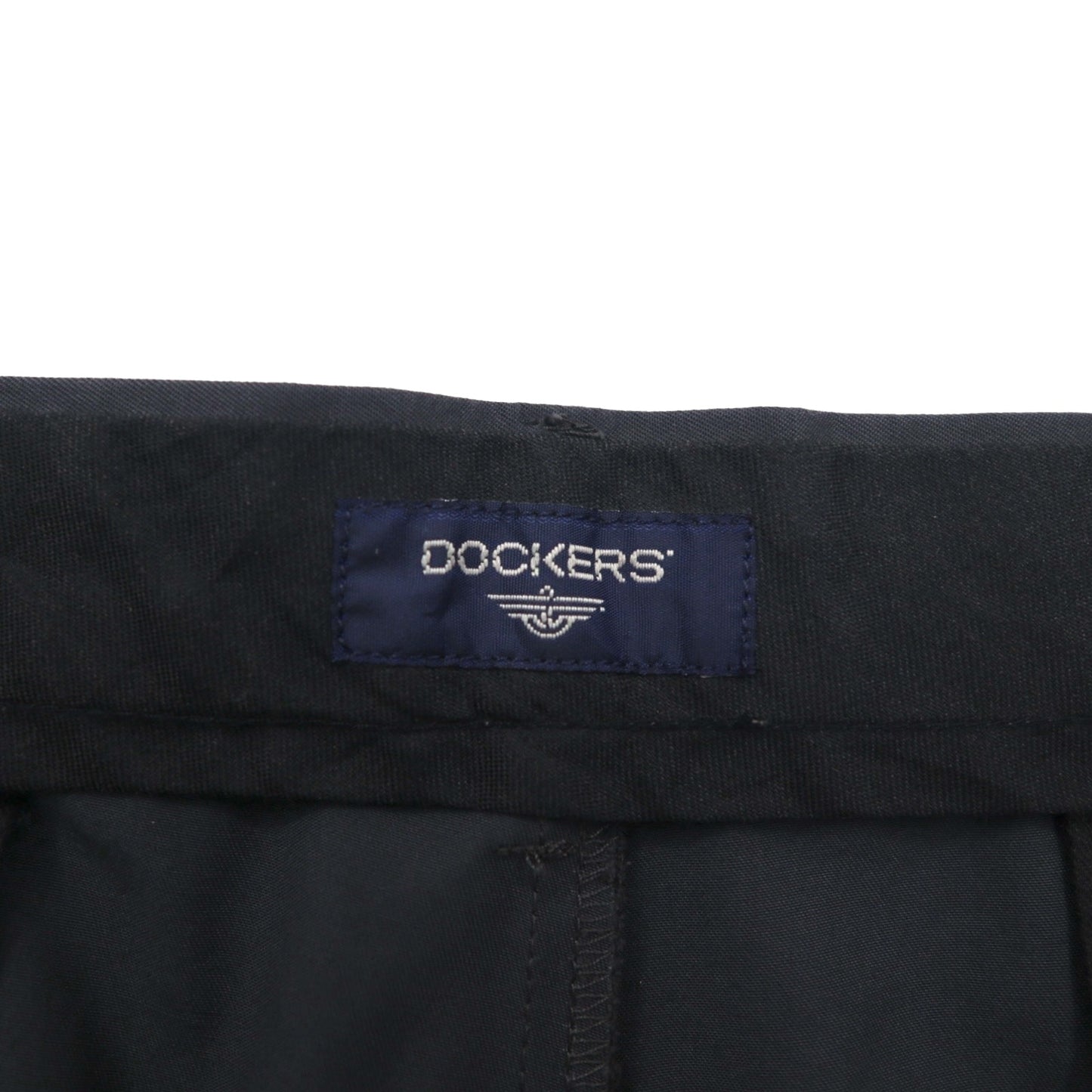 DOCKERS (Levi's) 2000s Wide Leg Slacks, Size L, Gray, Polyester