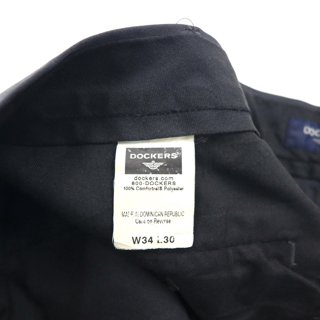 DOCKERS ( Levi's ) 00年代 2タック ワイド スラックスパンツ L グレー ポリエステル