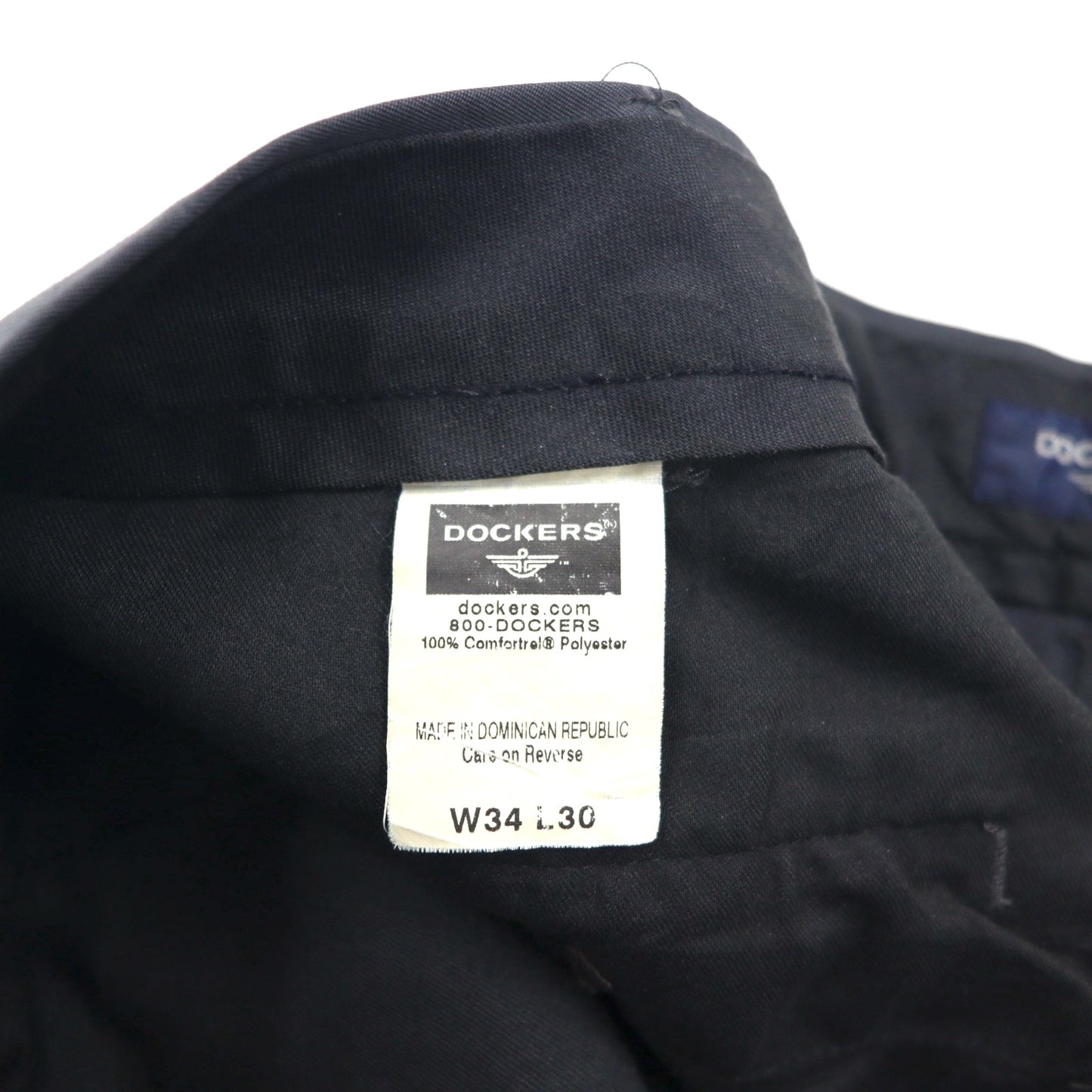 DOCKERS (Levi's) 2000s Wide Leg Slacks, Size L, Gray, Polyester