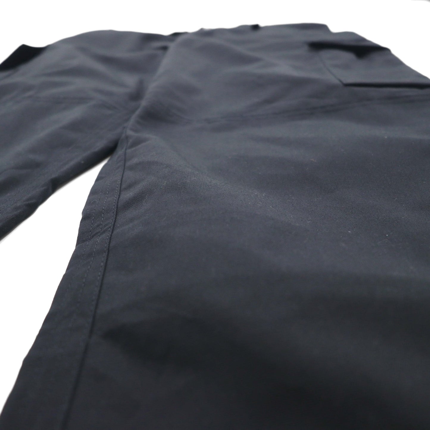 RUSSELL ATHLETIC ユーティリティー カーゴパンツ L ブラック 防水 Teflon ワイド サスペンダーボタン