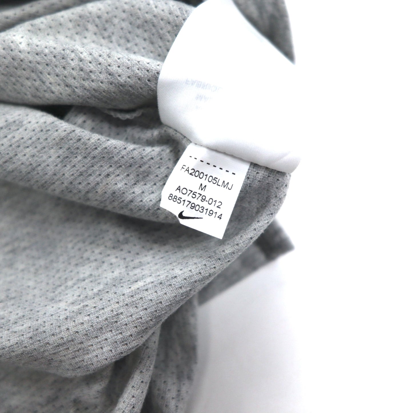 NIKE ドライフィット パーカー ロングスリーブTシャツ M グレー L/S Hooded Training Top AO7579-012