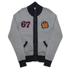 POLO JEANS COMPANY RALPH LAUREN ドライバーズニット フルジップ カーディガン L ボーダー TALONジップ