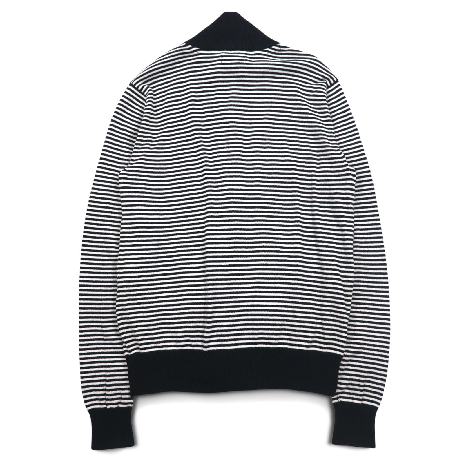 POLO JEANS COMPANY RALPH LAUREN ドライバーズニット フルジップ カーディガン L ボーダー TALONジップ