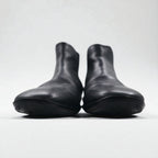 Salvatore Ferragamo Chelsea Boots with Side Gore, Size 27cm, Black Leather, VF 20202 D17, Made in Italy