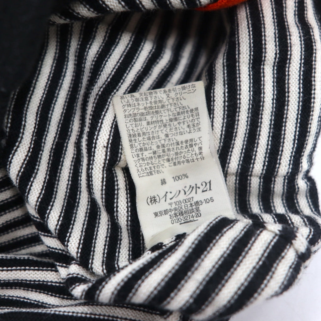 POLO JEANS COMPANY RALPH LAUREN ドライバーズニット フルジップ カーディガン L ボーダー TALONジップ