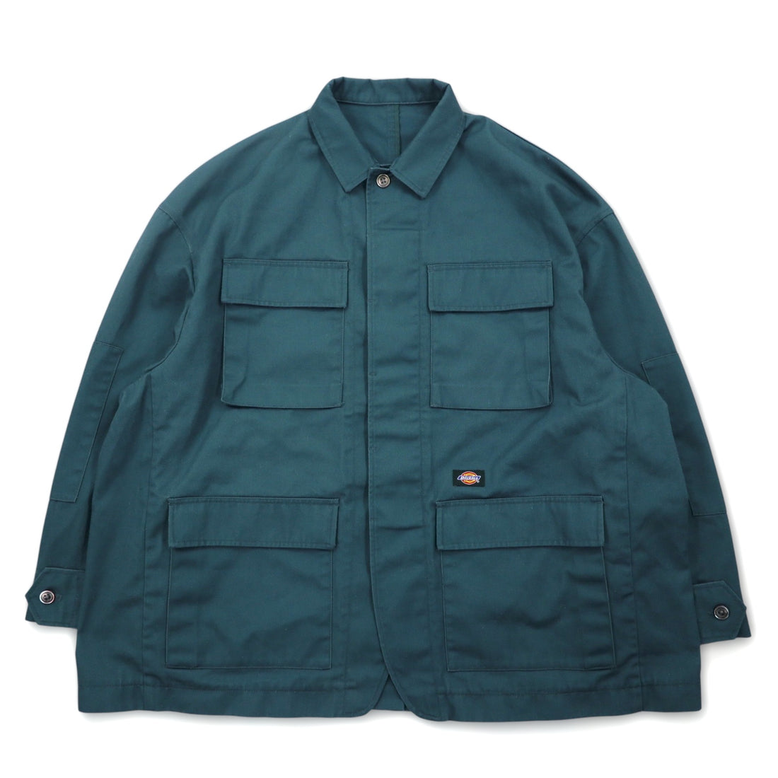 scair x Dickies BDU Military Jacket L Green Polyester Cotton TC Twill