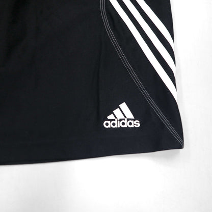 adidas 3ストライプ ショートパンツ ハーフパンツ M ブラック ポリエステル バスケットボール ゲームパンツ