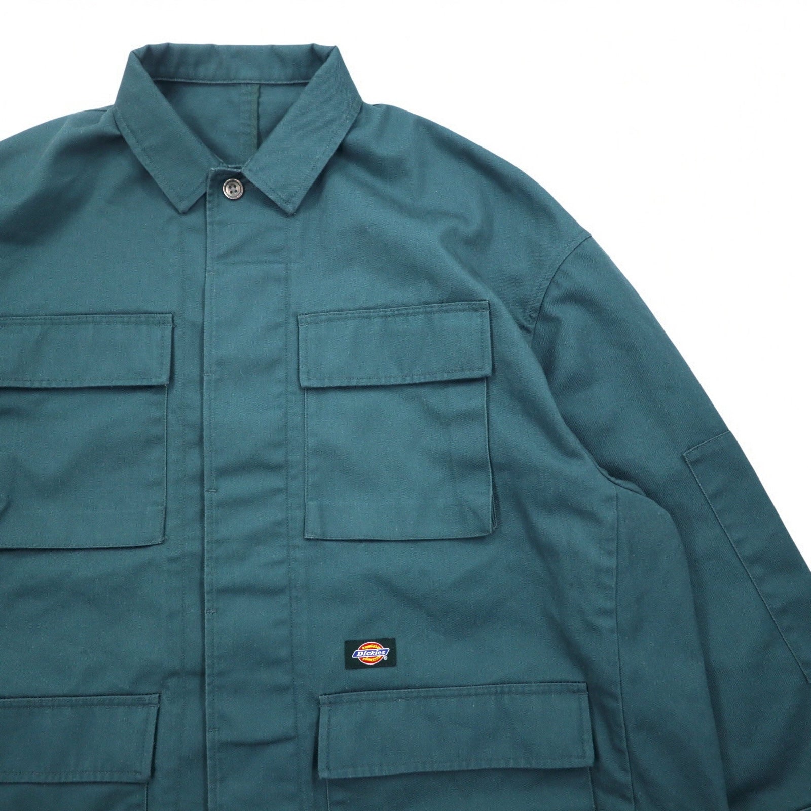 scair x Dickies BDU Military Jacket L Green Polyester Cotton TC Twill
