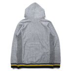 Champion Reverse Weave Rib Line Pullover Hoodie, Medium, Gray, Script Logo Embroidery, C8-S103