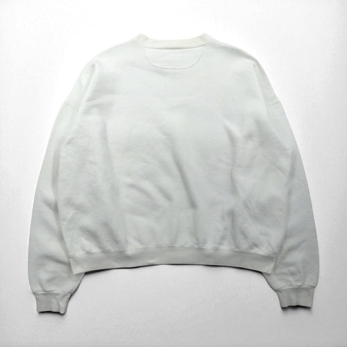 90年代 USA製 THE PERFECTSHIRT COMPANY 前V プリントスウェット 2XL ホワイト 裏起毛 KEEFE'S GOLF CLUBS