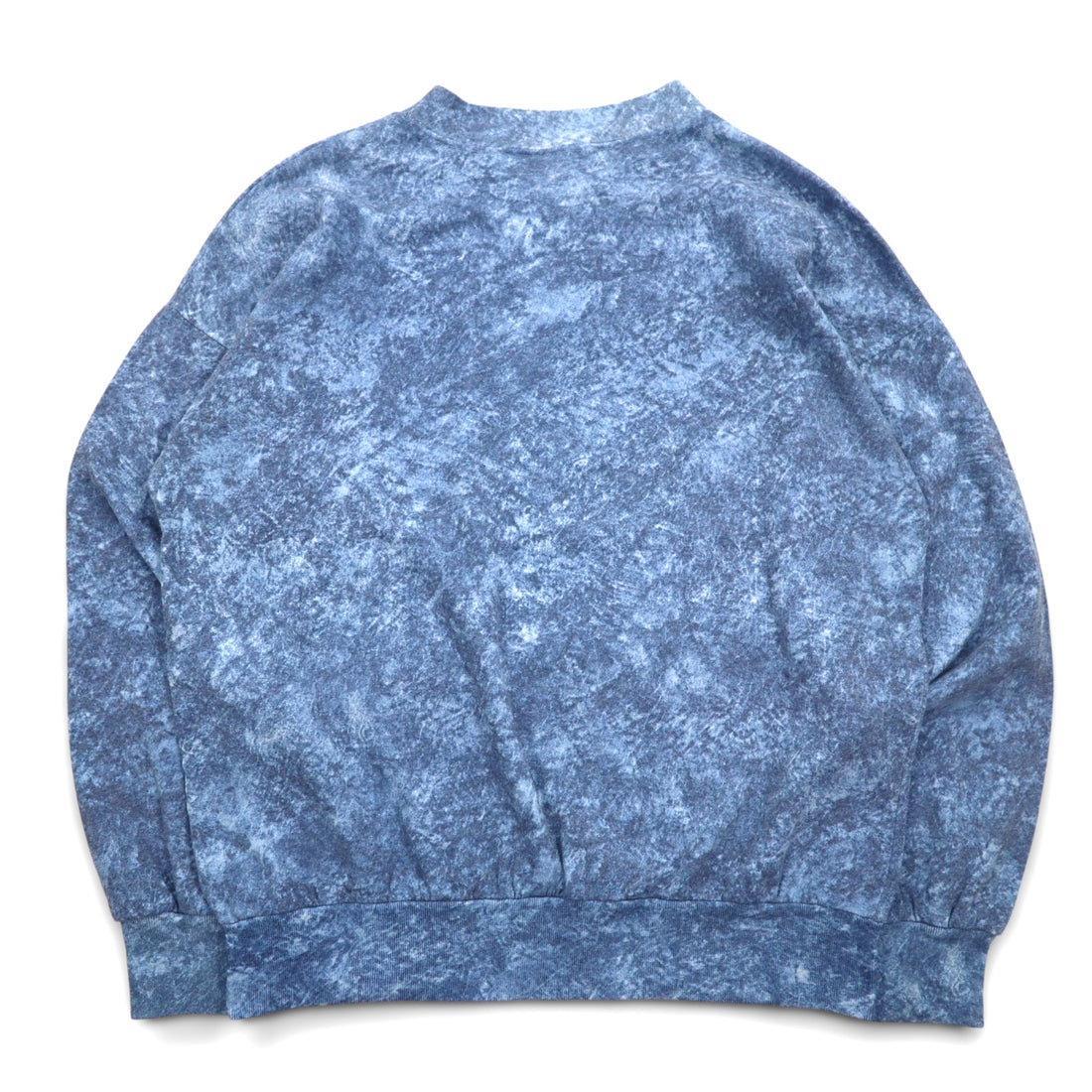 Vintage 90s USA Made Sweatshirt Feathers 90s Stone Wash Sweatshirt L Blue ATLANTIC CITY