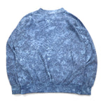Vintage 90s USA Made Sweatshirt Feathers 90s Stone Wash Sweatshirt L Blue ATLANTIC CITY