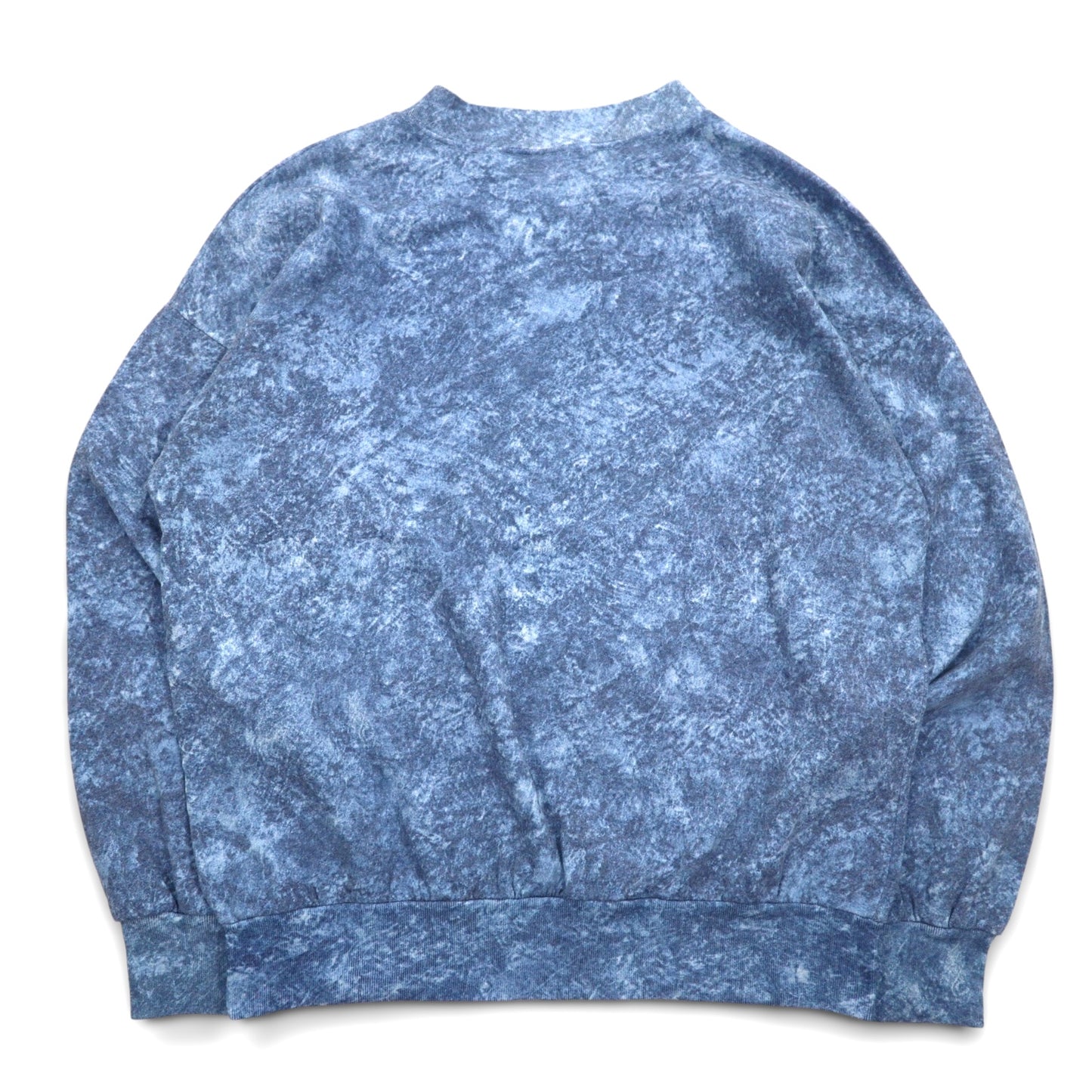 Vintage 90s USA Made Sweatshirt Feathers 90年代 ストーンウォッシュ スウェット L ブルー ATLANTIC CITY