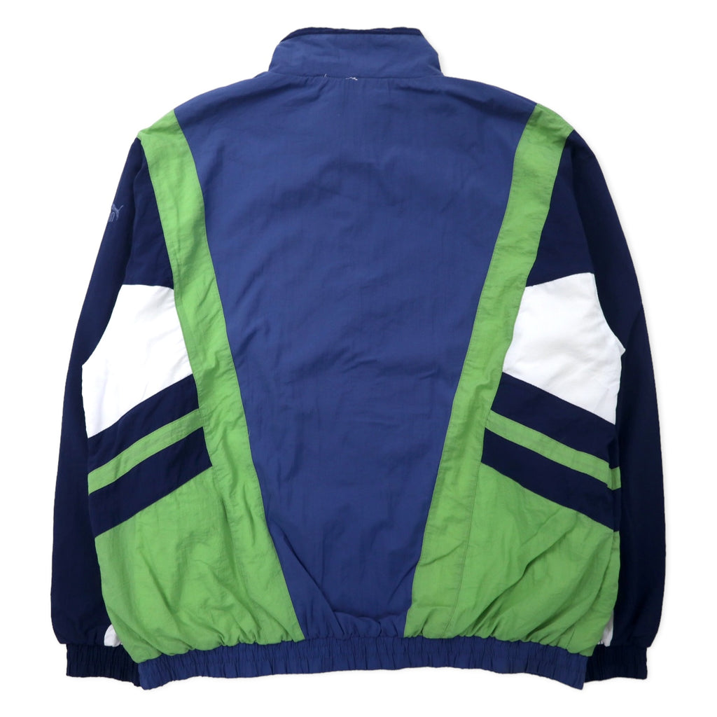 PUMA 90's Nylon Jacket Wind Jacket M Navy Polyester Big Size