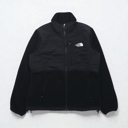 THE NORTH FACE ポーラテック POLARTEC デナリ フリースジャケット M ブラック ナイロン切替 フルジップ ハイネック ドローコード