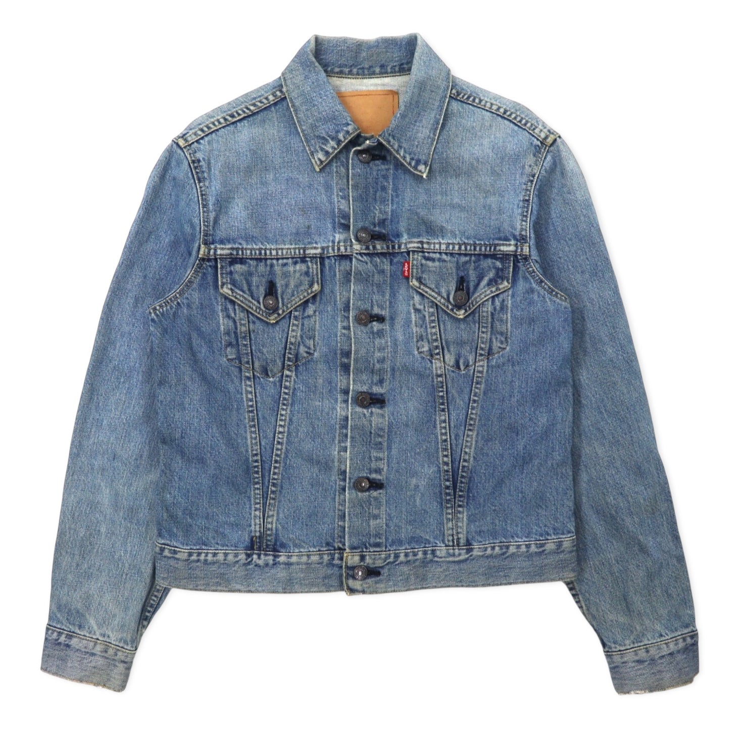 Levi's 90年代 3rdタイプ 復刻 ビッグE デニムジャケット Gジャン 40 ブルー コットン 71557-02 日本製