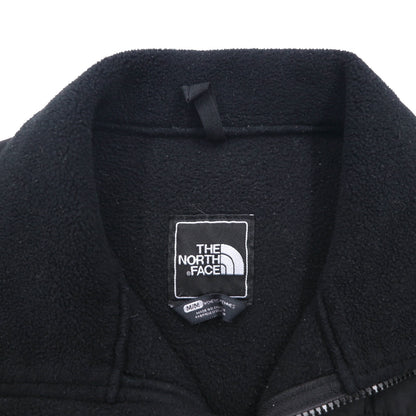 THE NORTH FACE ポーラテック POLARTEC デナリ フリースジャケット M ブラック ナイロン切替 フルジップ ハイネック ドローコード