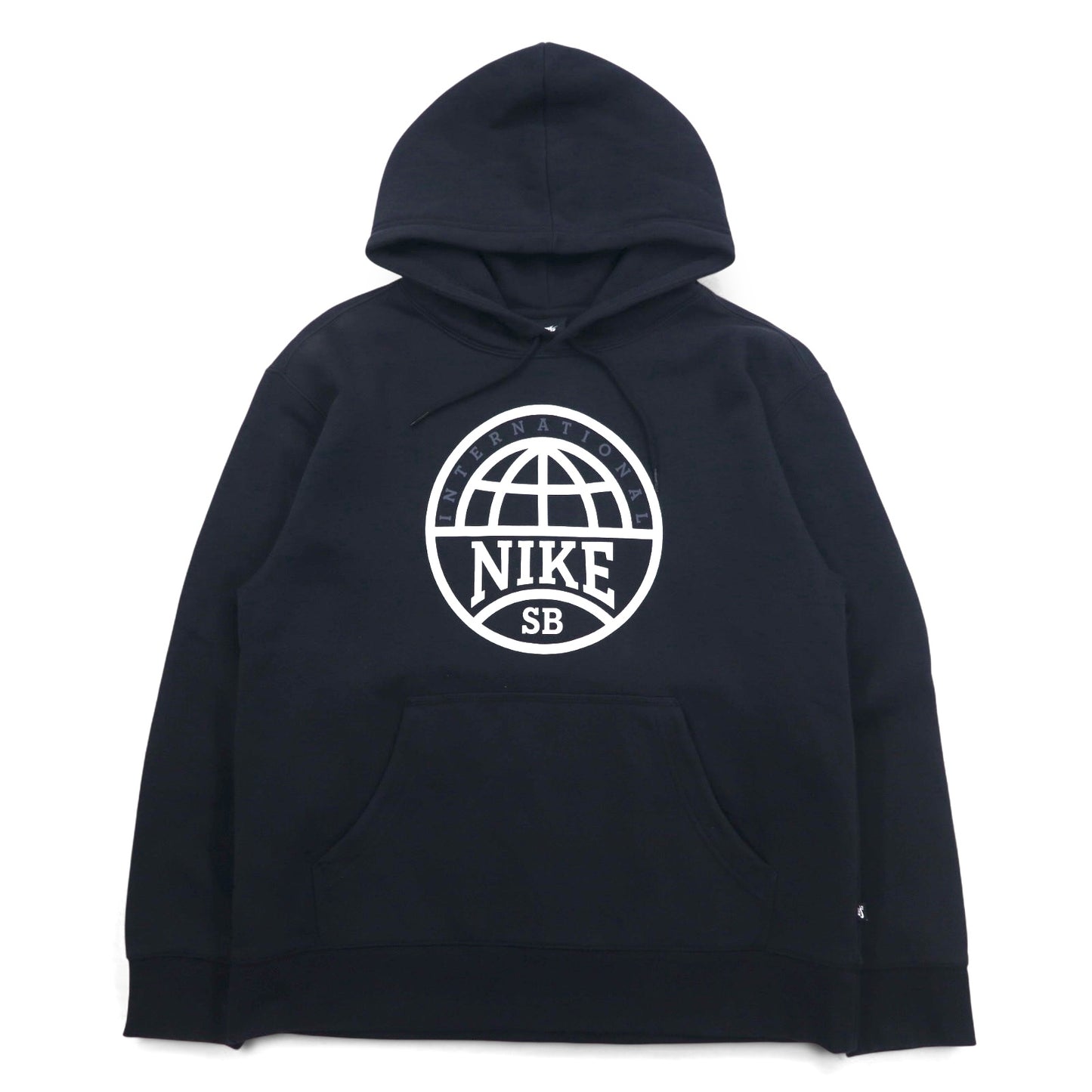 NIKE SB プリント プルオーバー パーカー L ブラック コットン 裏起毛 DM0865-010