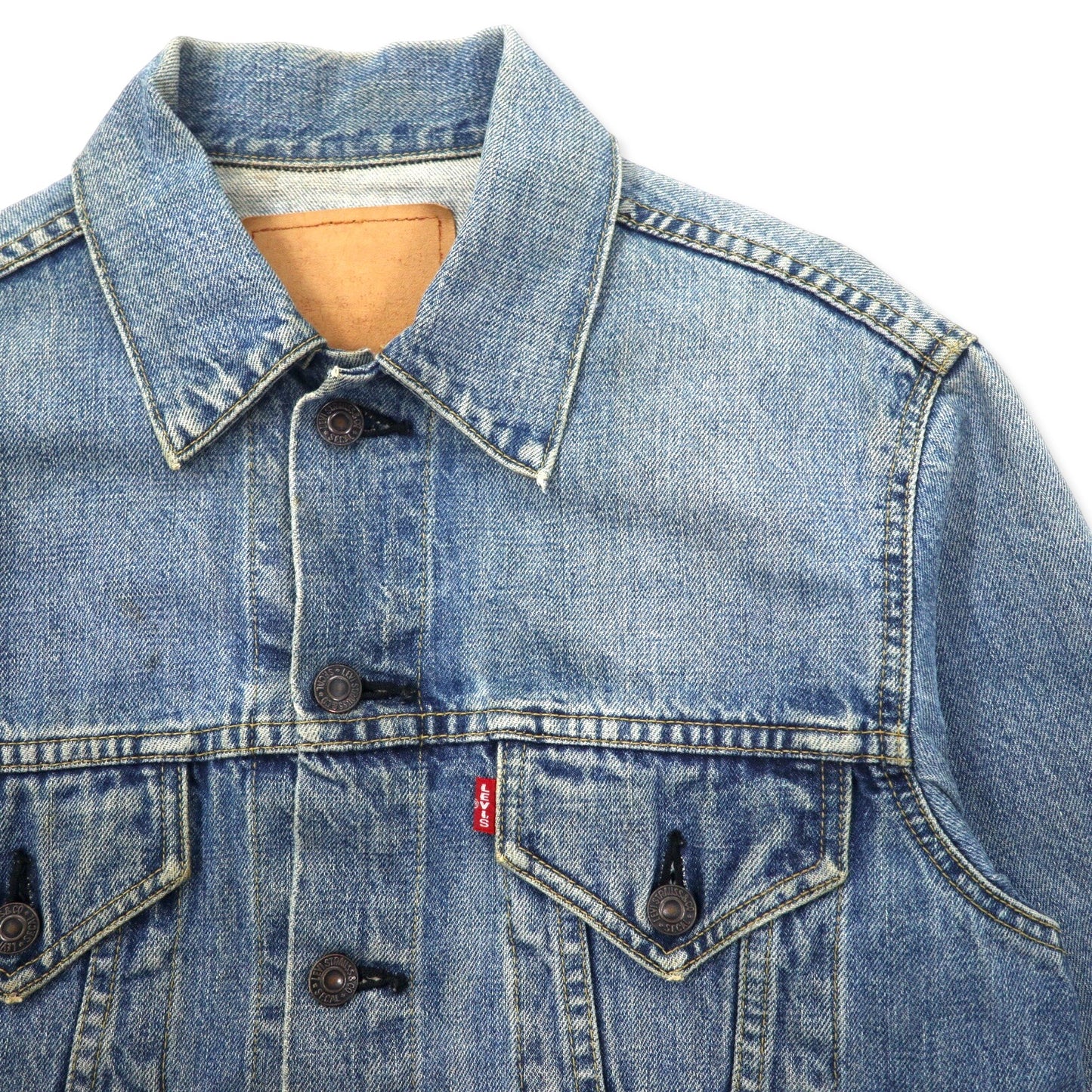 Levi's 90年代 3rdタイプ 復刻 ビッグE デニムジャケット Gジャン 40 ブルー コットン 71557-02 日本製