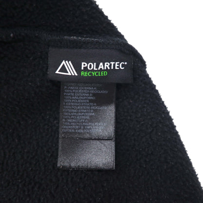 THE NORTH FACE ポーラテック POLARTEC デナリ フリースジャケット M ブラック ナイロン切替 フルジップ ハイネック ドローコード