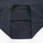 Champion Riversweave REVERSE WEAVE Pullover Hoodie, Size M, Black, Solid Cotton, Fleece Lining, Blue Single Tag, Reprint, Made in Honduras