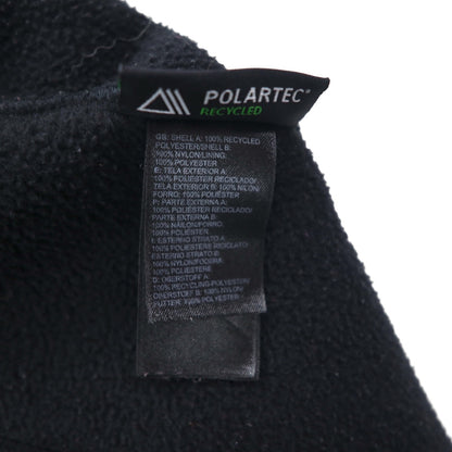 THE NORTH FACE ポーラテック POLARTEC デナリ フリースジャケット M ブラック ナイロン切替 フルジップ ハイネック ドローコード